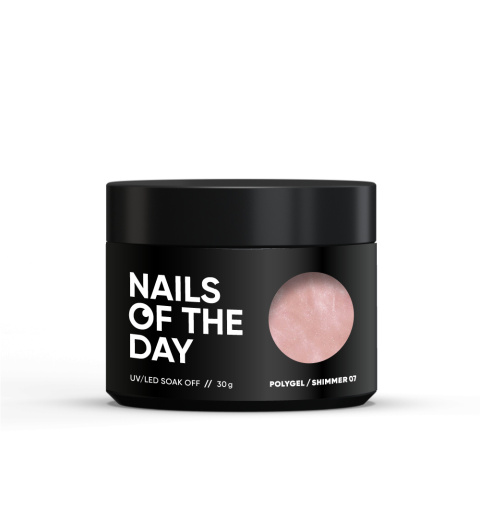 NAILSOFTHEDAY Polygel shimmer 07